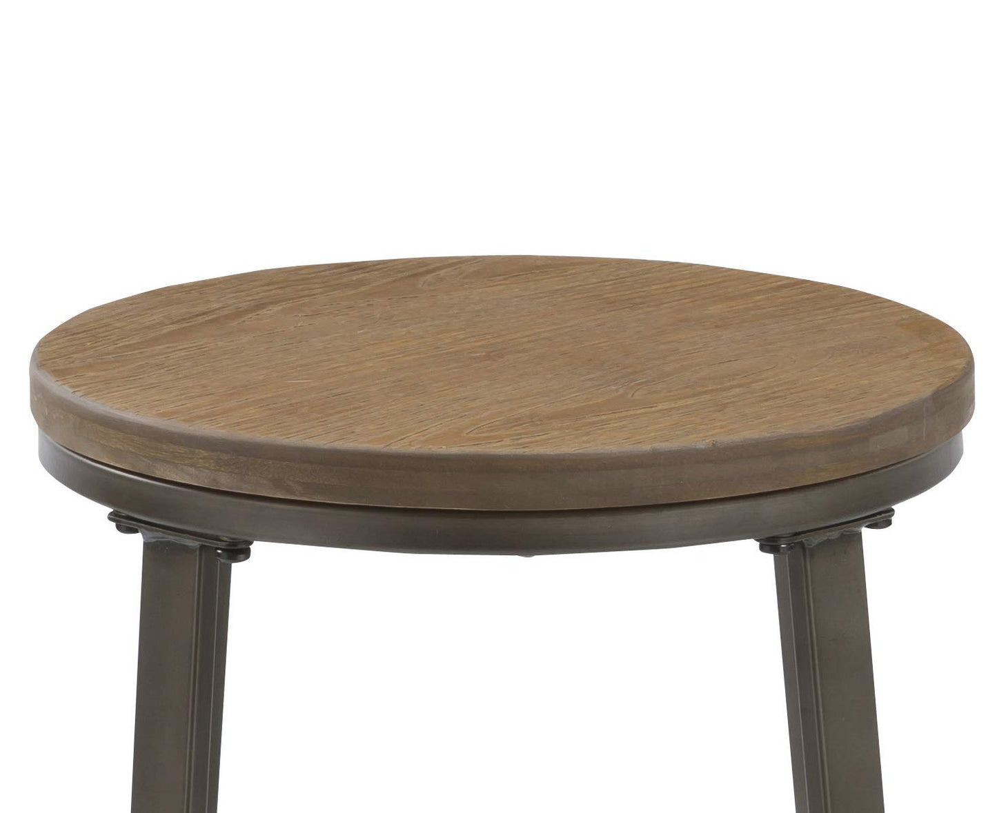 BTEXPERT 5081 Round 30" Inch Counter Bar Stool, Rustic