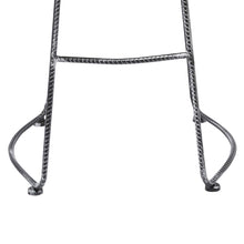 BTEXPERT Industrial 30" Antique Rebar Counter Bar Height Bistro Pub Stool saddle Wood 2pc