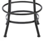 BTEXPERT Distressed Industrial Swivel Adjustable Counter Bar Height Pub Stool Wood