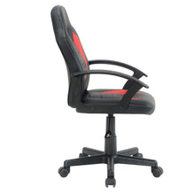 BTEXPERT Kid's Gaming and Student Racer Computer Chair with Lumbar Support Wheels, Black Red