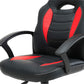 BTExpert Kid's Gaming and Student Racer Computer Chair with Lumbar Support, Wheels, Black/Red