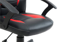 BTEXPERT Kid's Gaming and Student Racer Computer Chair with Lumbar Support Wheels, Black Red