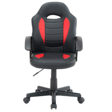 BTEXPERT Kid's Gaming and Student Racer Computer Chair with Lumbar Support Wheels, Black Red