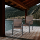 BTExpert Dark Brown Patio Outdoor Furniture Conversation Wicker Bistro Chairs - Set of 2
