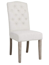 BTexpert French High Back Tufted Upholstered Dining Chair, Set of 2