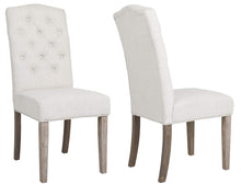 BTexpert French High Back Tufted Upholstered Dining Chair, Set of 2