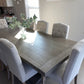 BTexpert French High Back Tufted Upholstered Dining Chair - Set of 2