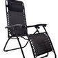 Zero Gravity Chair Case Lounge Outdoor Patio Beach Yard Garden With Utility Tray Cup Holder Black